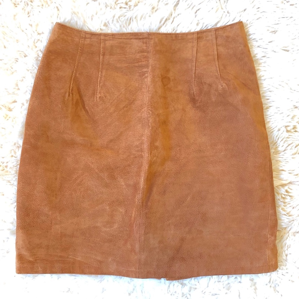 Leather Skirt by The Limited